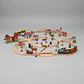 Wood Rail Pista De Tren De Madera 100 Piezas Para Niños - Miniatura 1