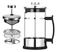 Cafetera Prensa Francesa 350ml De Lujo Acero Inoxidable Color Vidrio 0 0v - Miniatura 1
