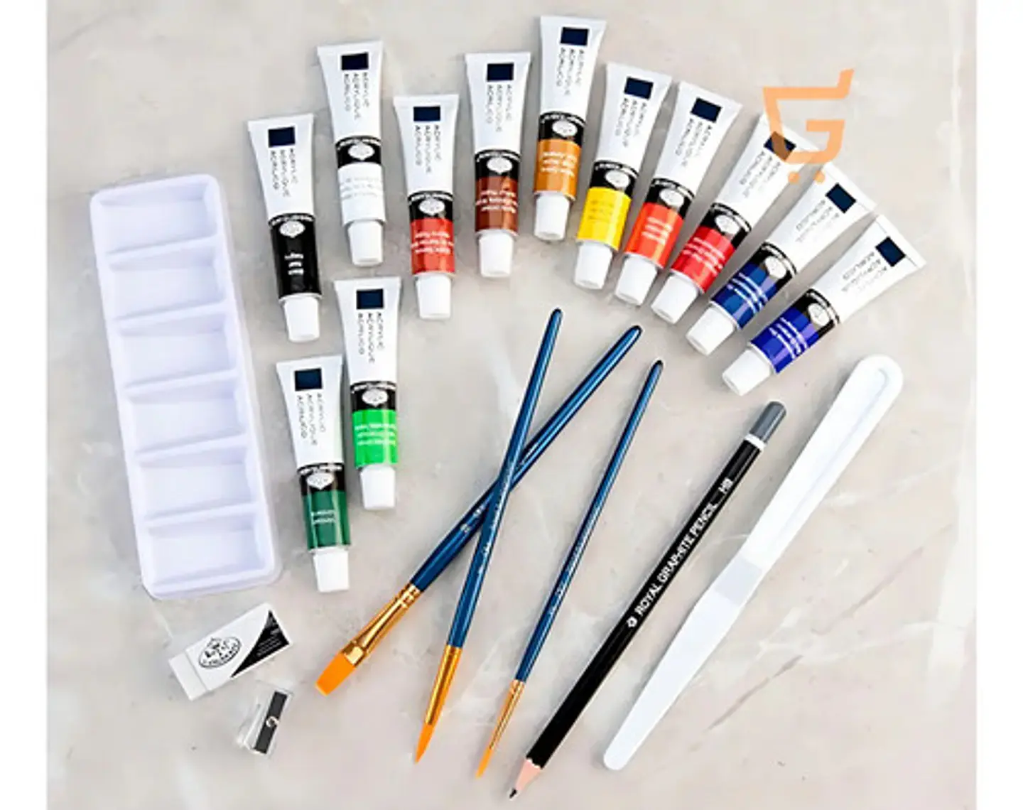 Set Pintura Acrílica Artist Series X24 Tubos 12ml No Fluorescente 4