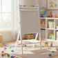 Tablero Caballete Didactico Infantil Doble Cara Abaco Papel - Miniatura 5