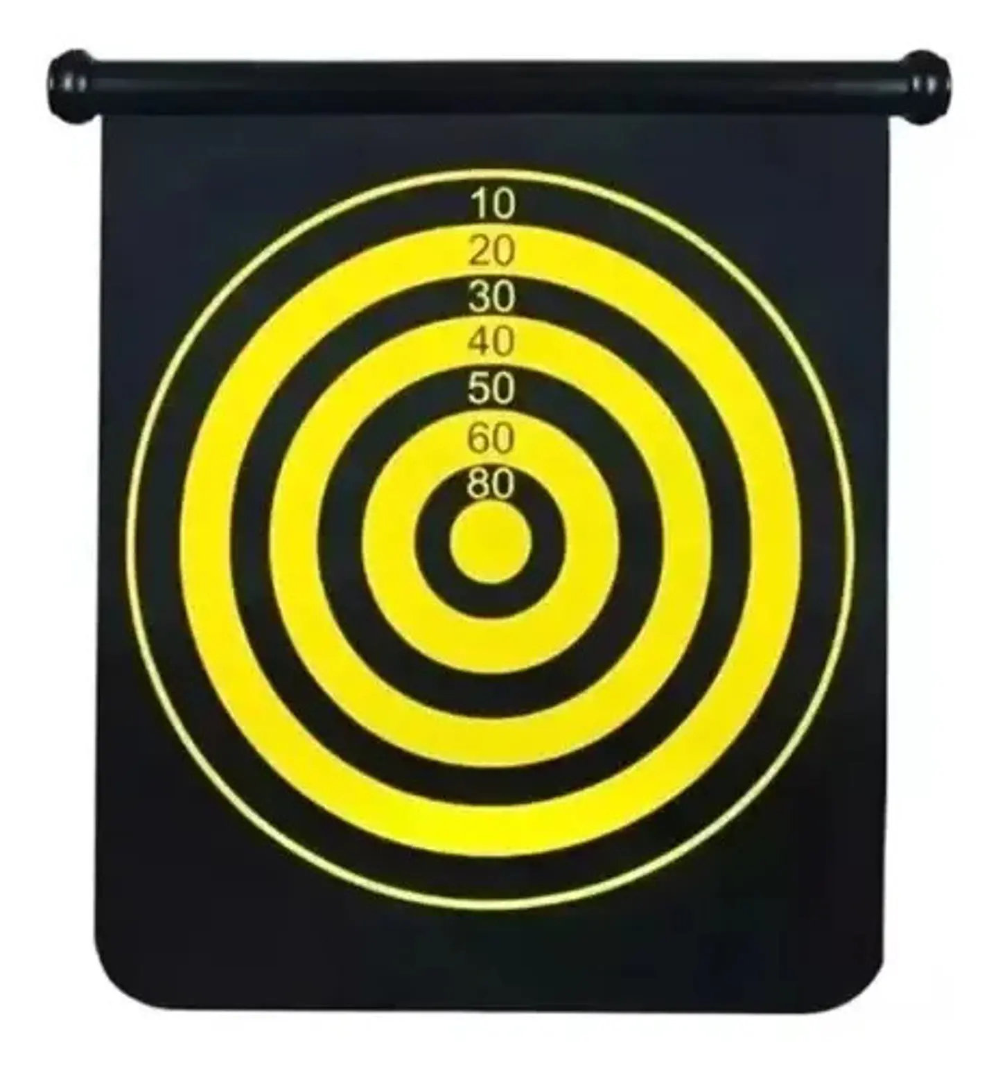 Juego De Dardos Tablero Magnético Portátil Enrollable 25cm 2