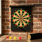 Juego De Dardos Tablero Magnético Portátil Enrollable 25cm - Miniatura 4