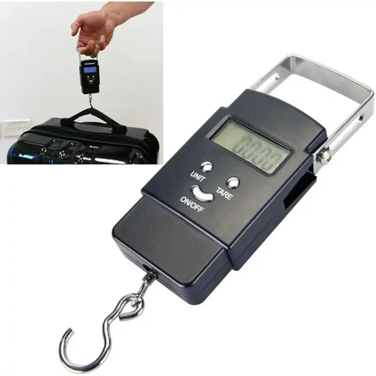 Dinamometro Digital Pesa Maletas Max 40kg .10g 06683 Weiheng 2
