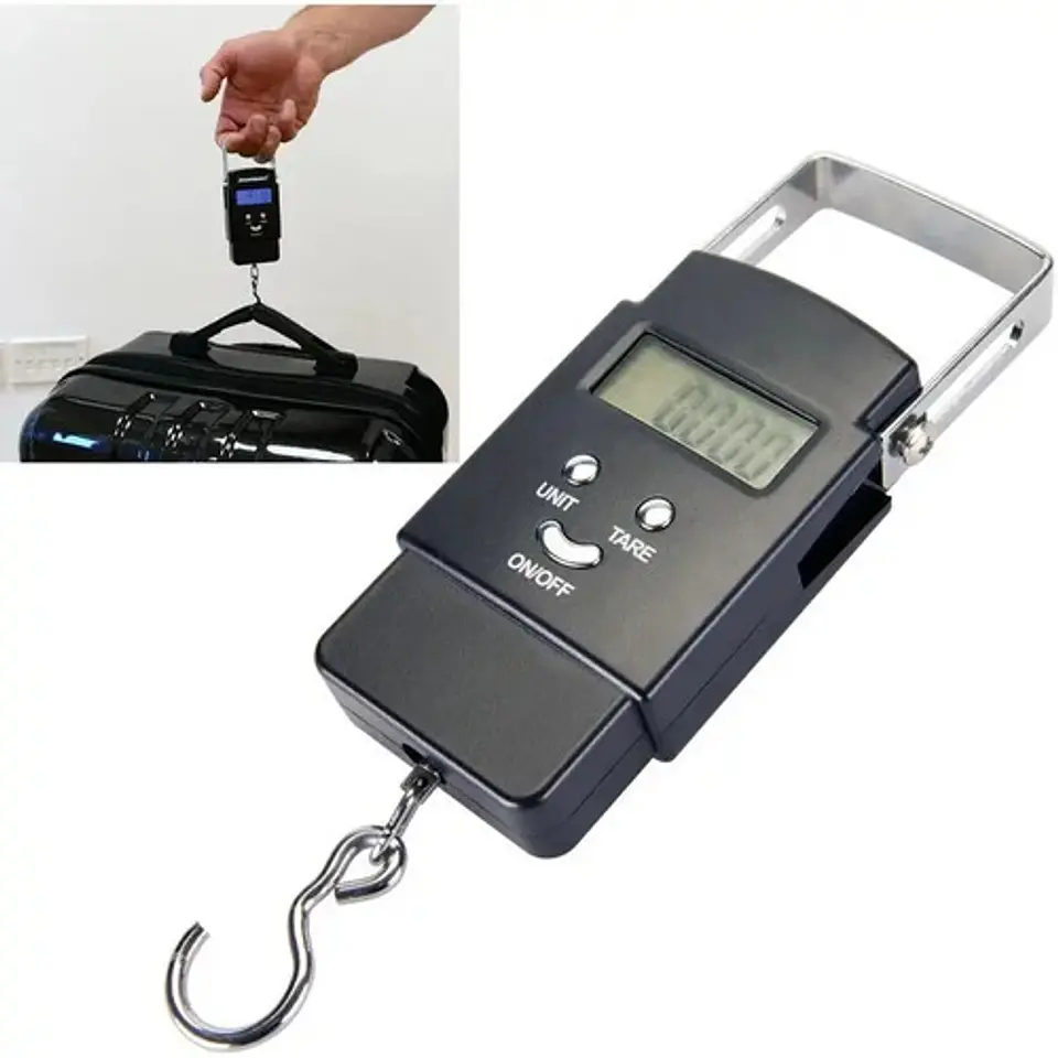 Dinamometro Digital Pesa Maletas Max 40kg .10g 06683 Weiheng 2