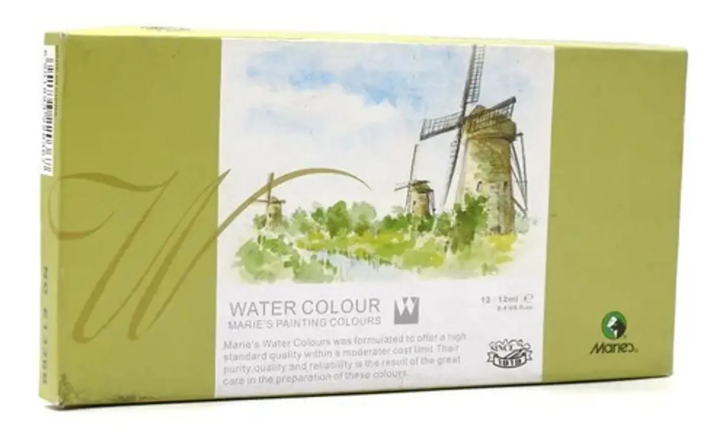 Set Pintura Acuarela Marie´s Artes Pack X12 Unidades E1336b 2