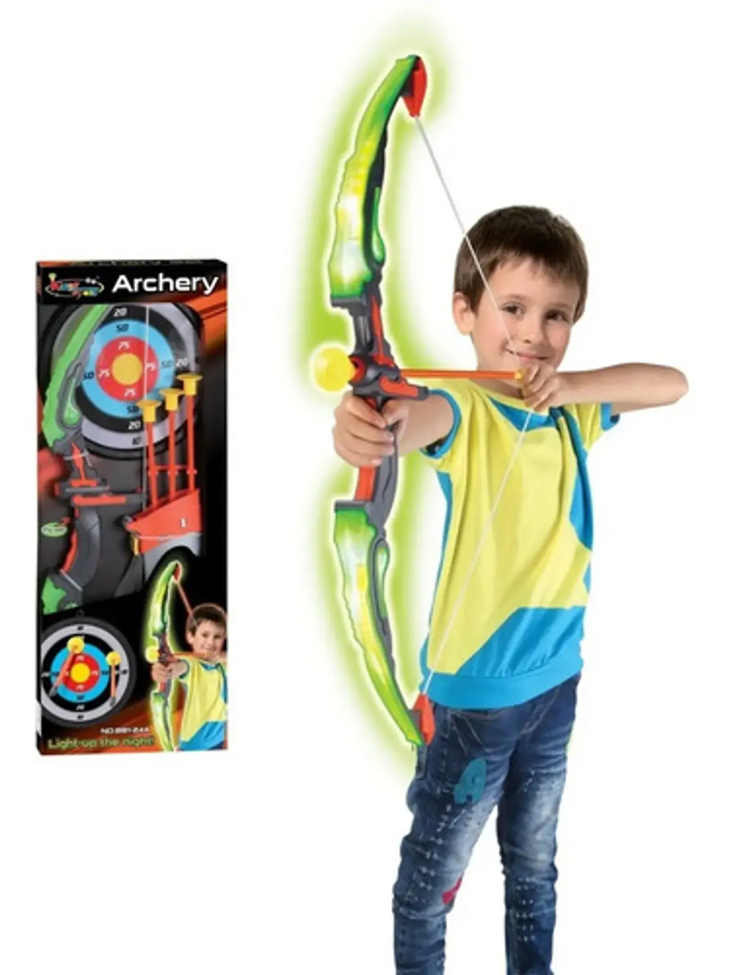 Set Arco 63cm Y Flechas Diana Infantil Niño 881-24a 1
