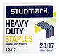 Grapa Gancho Uso Pesado Cosedora X 1000 Ref 23/17 Studmark Color Plateado - Miniatura 1