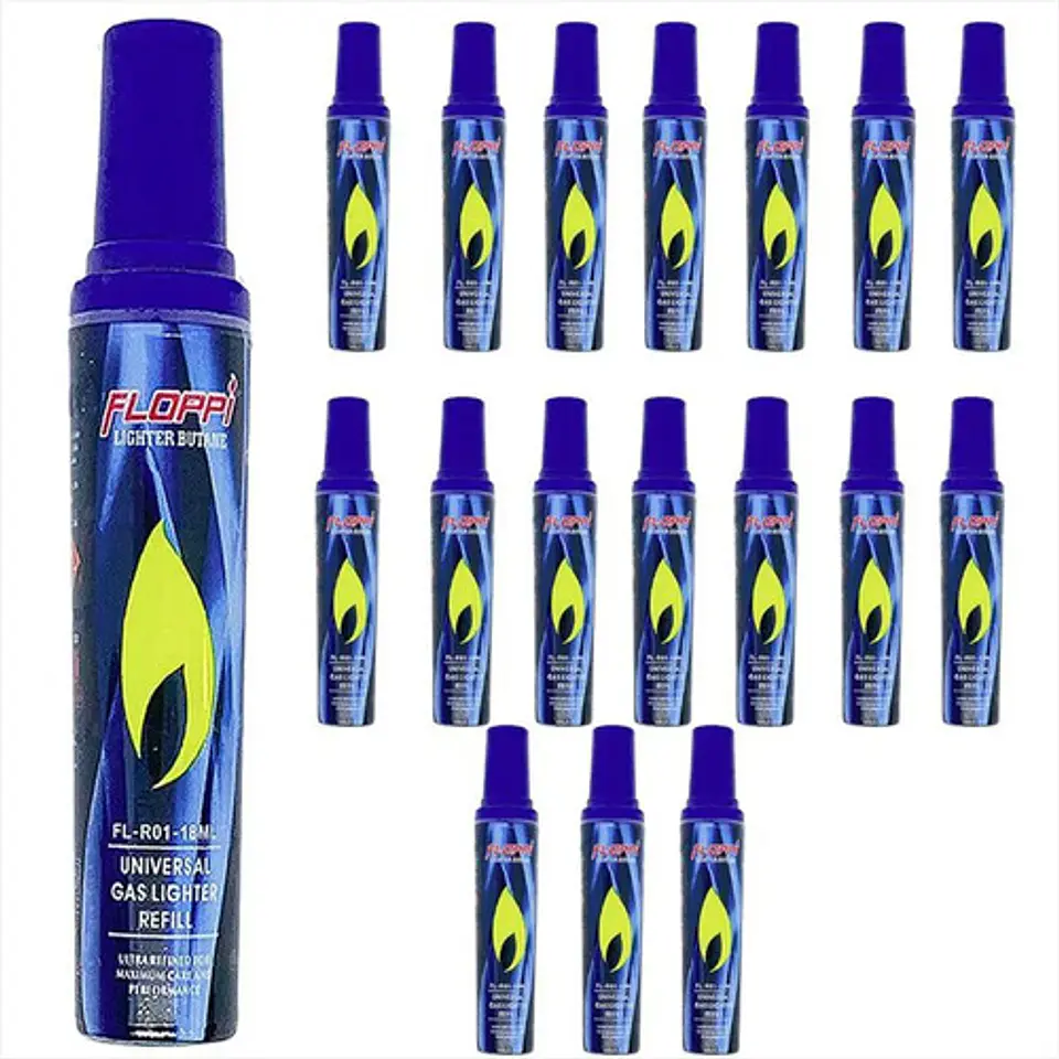 Recarga Gas Butano Mini Pipeta Sopletes Encendedor X20 1
