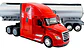 Tractomula Welly Freightliner Century Class St 1:32 Color Rojo - Miniatura 1