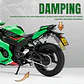 1:12 Coleccion Escala Metal Moto Zx-10r Con Luz Y Base - Miniatura 6