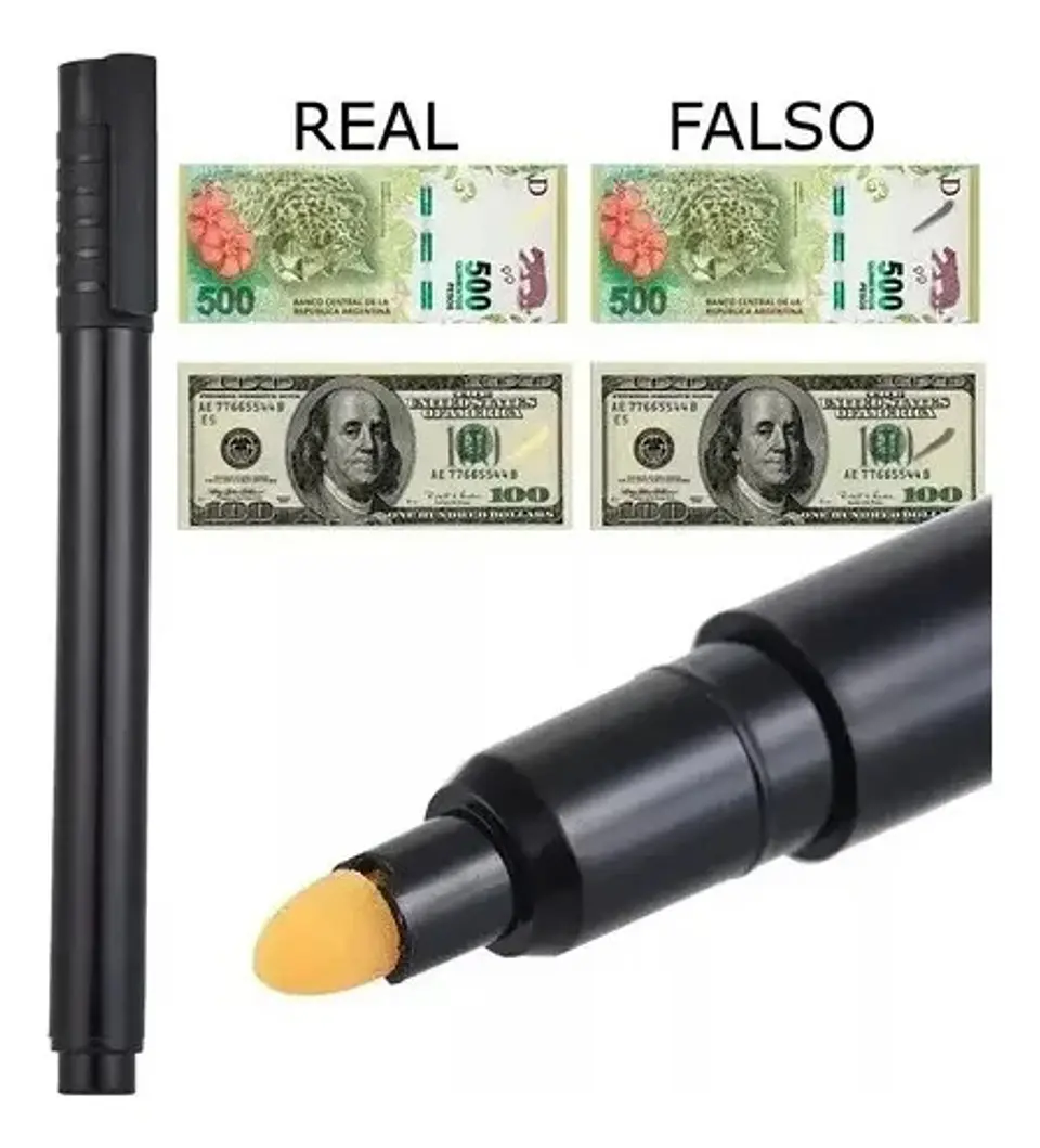 Detector Billetes Falsos Marcador Lápiz X3 3