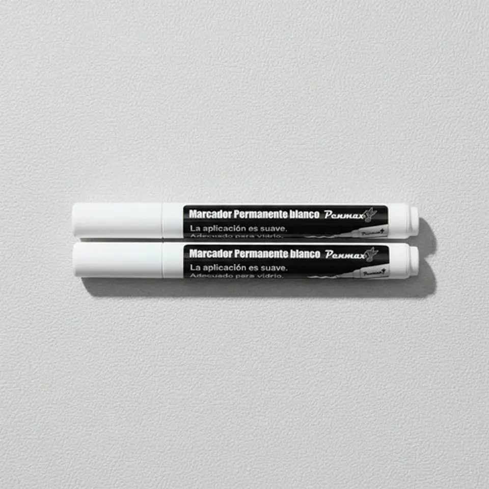 Marcadores De Pintura Blanca Permanente - Pack De 2 Marcador 1