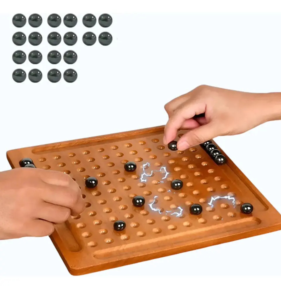 Juego De Ajedrez Magnético Portátil Con 20 Piezas Imantadas 3