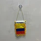 Bandera Vidrio Carro Colombia Con Chupa Mundial Decoracion - Miniatura 4