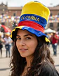 Combo Futbolero Colombia Sombrero Gafas Manillas Tatuajes - Miniatura 2