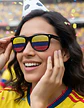 Combo Futbolero Colombia Sombrero Gafas Manillas Tatuajes - Miniatura 3