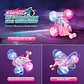 Carro R/c Unicornio Y Tiburón Para Niñas Luces Y Sonidos Color Rosa - Miniatura 2