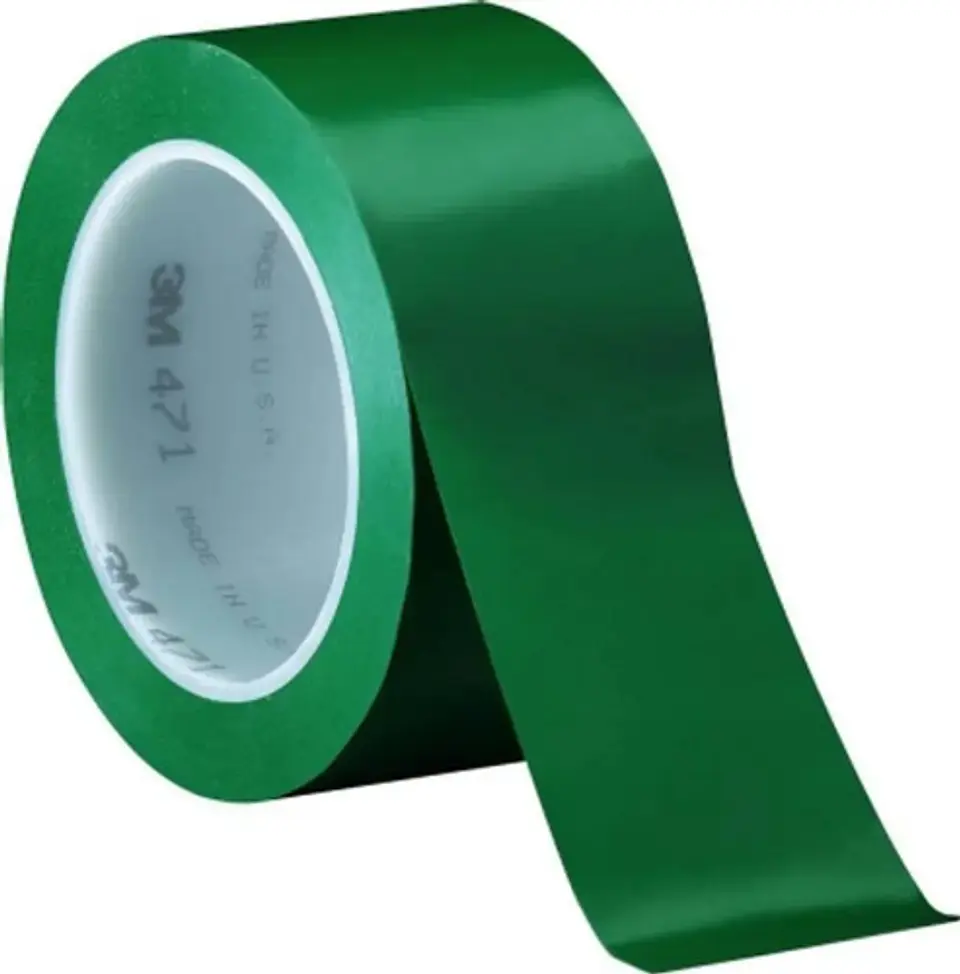6 Cinta Adhesiva Colores Empaque Acrilica Janel 090 48mmx150 Color Verde 1