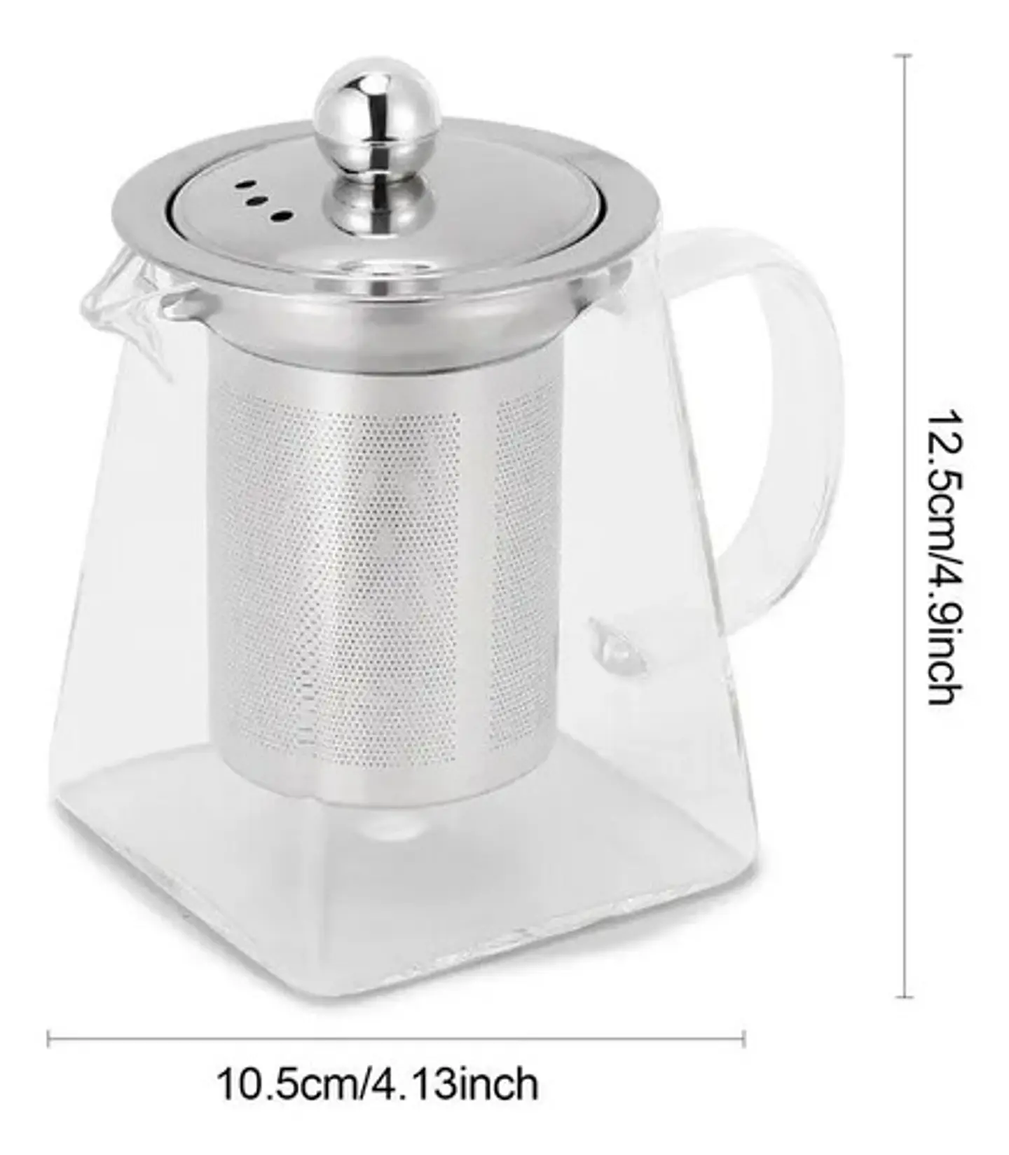 Jarra Infusora Borosilicato Aromaticas Te Frutas Infusi 350m Color Wd-01 2