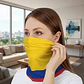 Cuello Deportivo Bandera De Colombia Moto Multifuncional Amarillo, Azul Y Rojo Bandera De Colombia Talla Única - Miniatura 1