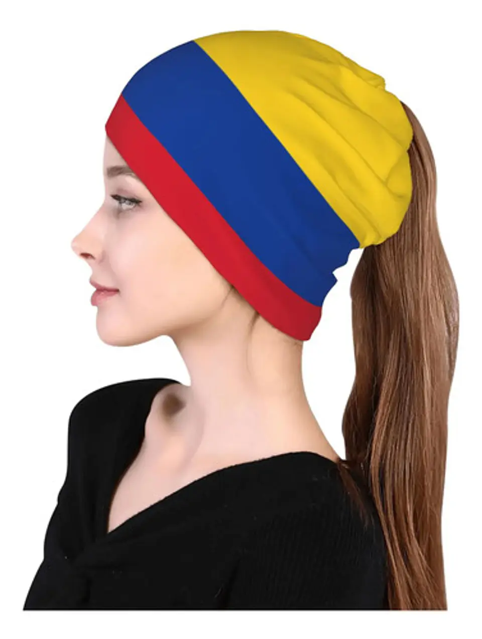 Cuello Deportivo Bandera De Colombia Moto Multifuncional Amarillo, Azul Y Rojo Bandera De Colombia Talla Única 4
