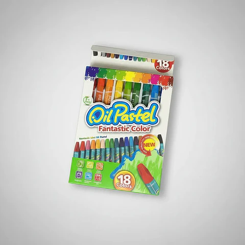 Crayones Óleo Pastel Al Óleo Oil Pastel Caja De 18 Colores