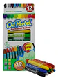 12 Piezas Crayones Pastel Al Óleo Para Dibujo Artístico Crayolas De Distintos Colores Intensos Acabado Suave Y... Multicolores - Miniatura 1