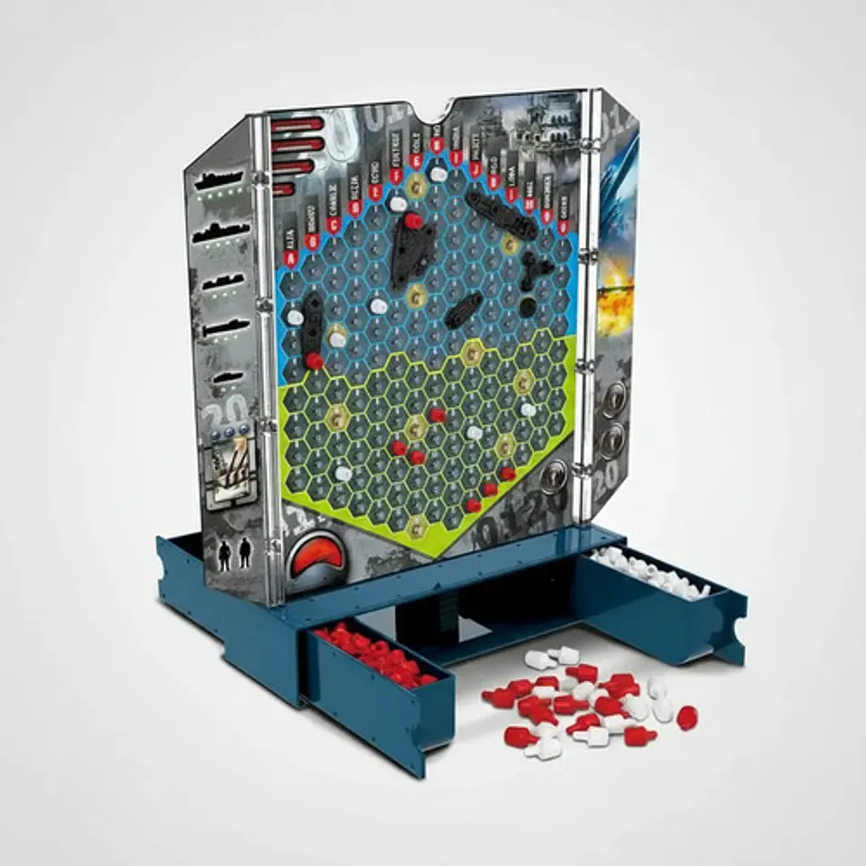 Juego De Mesa Batalla Naval Estrategia Tablero Portátil Mode 1