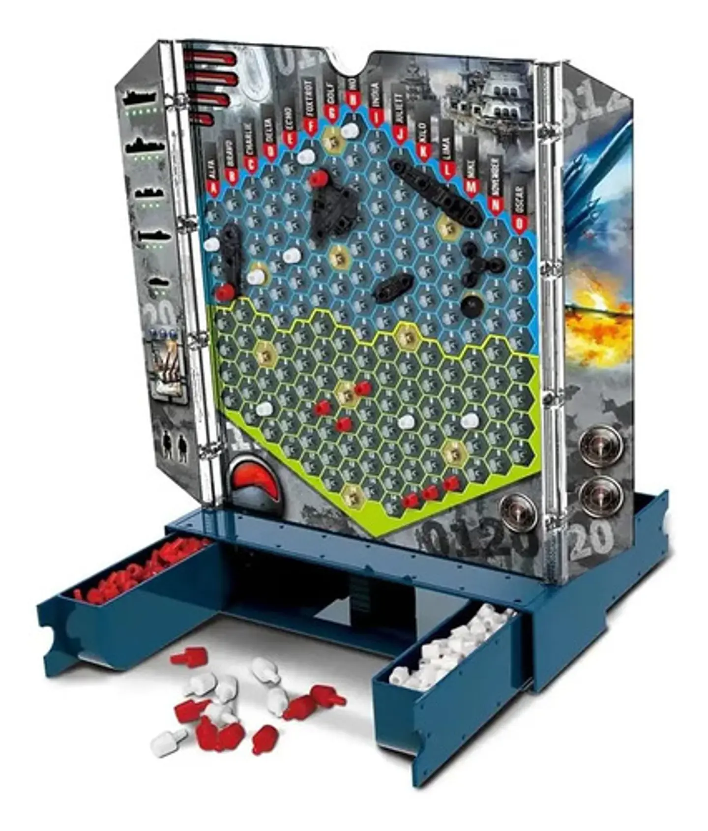 Juego De Mesa Batalla Naval Estrategia Tablero Portátil Mode 3