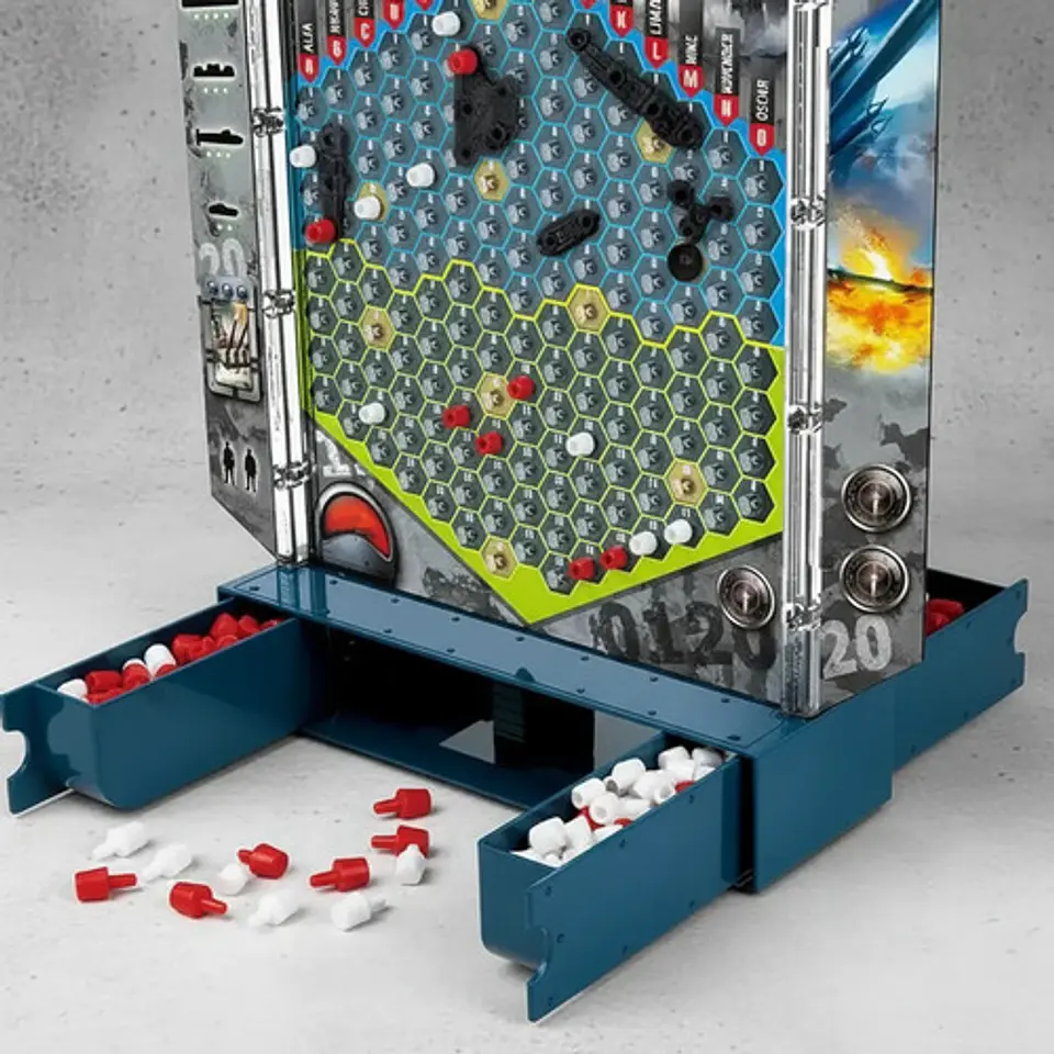 Juego De Mesa Batalla Naval Estrategia Tablero Portátil Mode 5