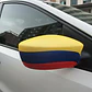 Bandera Colombia Forro 2 Espejos Retrovisor Carro Seleccion - Miniatura 5