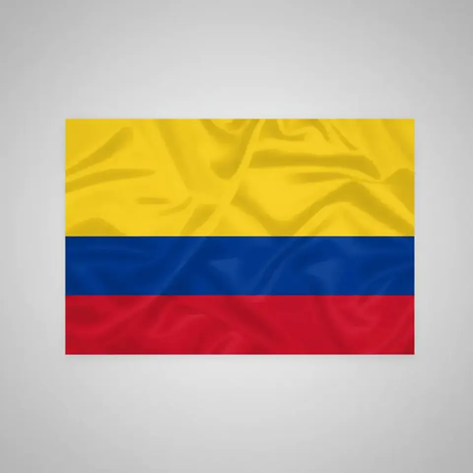 Bandera Colombiana De 150cm X 90cm Doble Cara Mundial Futbol 3