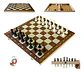 Three One Wood Chess Tablero Magnetism Plegable 39*39 cm - Miniatura 1