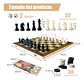 Three One Wood Chess Tablero Magnetism Plegable 39*39 cm - Miniatura 2