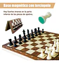 Three One Wood Chess Tablero Magnetism Plegable 39*39 cm - Miniatura 4