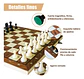 Three One Wood Chess Tablero Magnetism Plegable 39*39 cm - Miniatura 6
