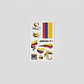 4 Tatuajes Temporales Colombia Bandera Calcomanías Mundial Tricolor Colombia - Miniatura 4