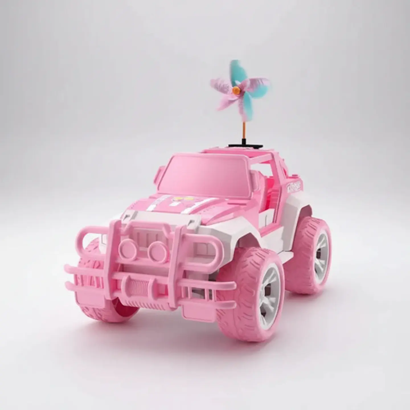 Coche Rc Deerc De42pink Rosa 1:18 Con Luz Led Y Estuche 5