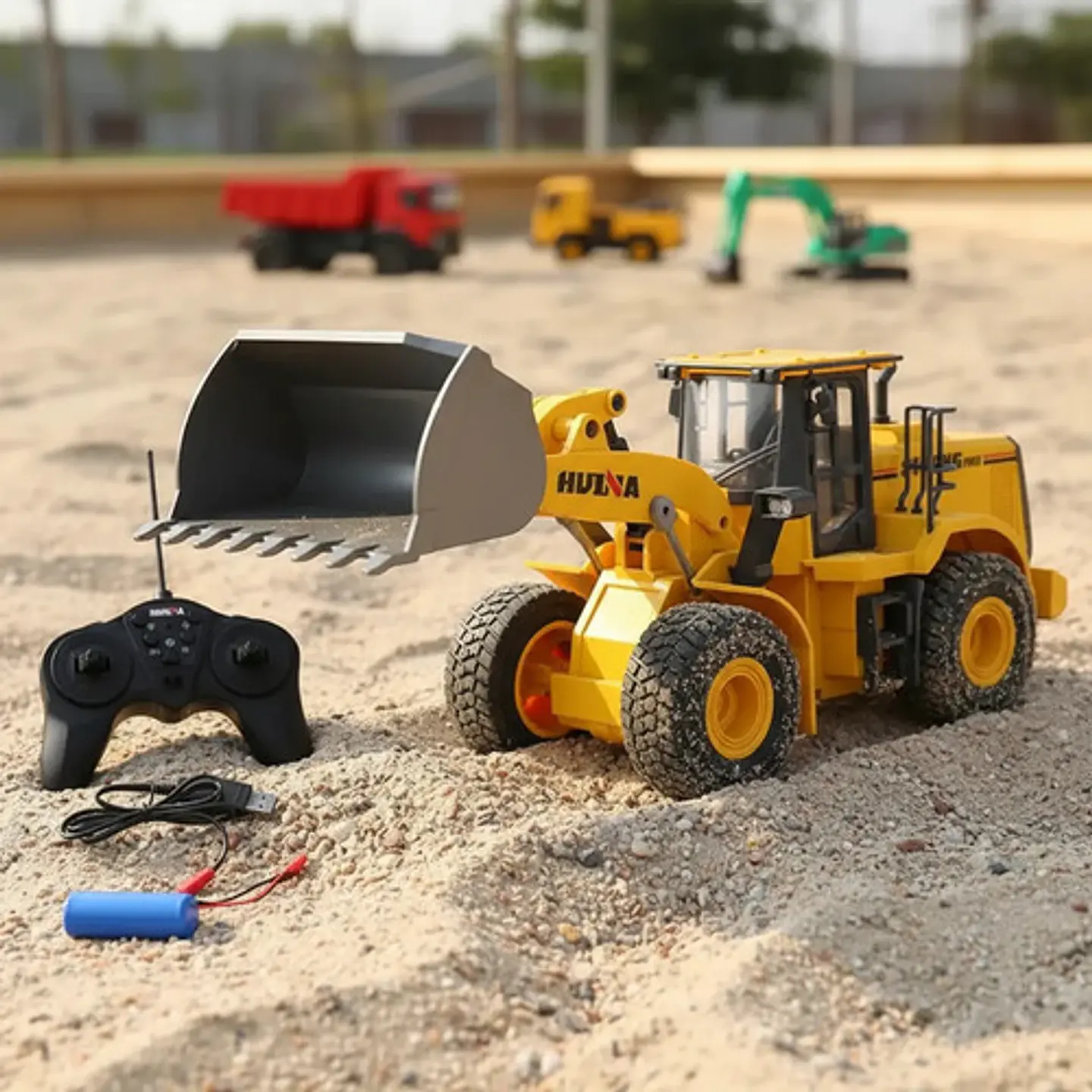 Huina 1552 Cargador Frontal De Control Remoto Escala 1:16 1