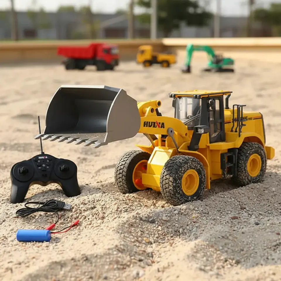 Huina 1552 Cargador Frontal De Control Remoto Escala 1:16 1