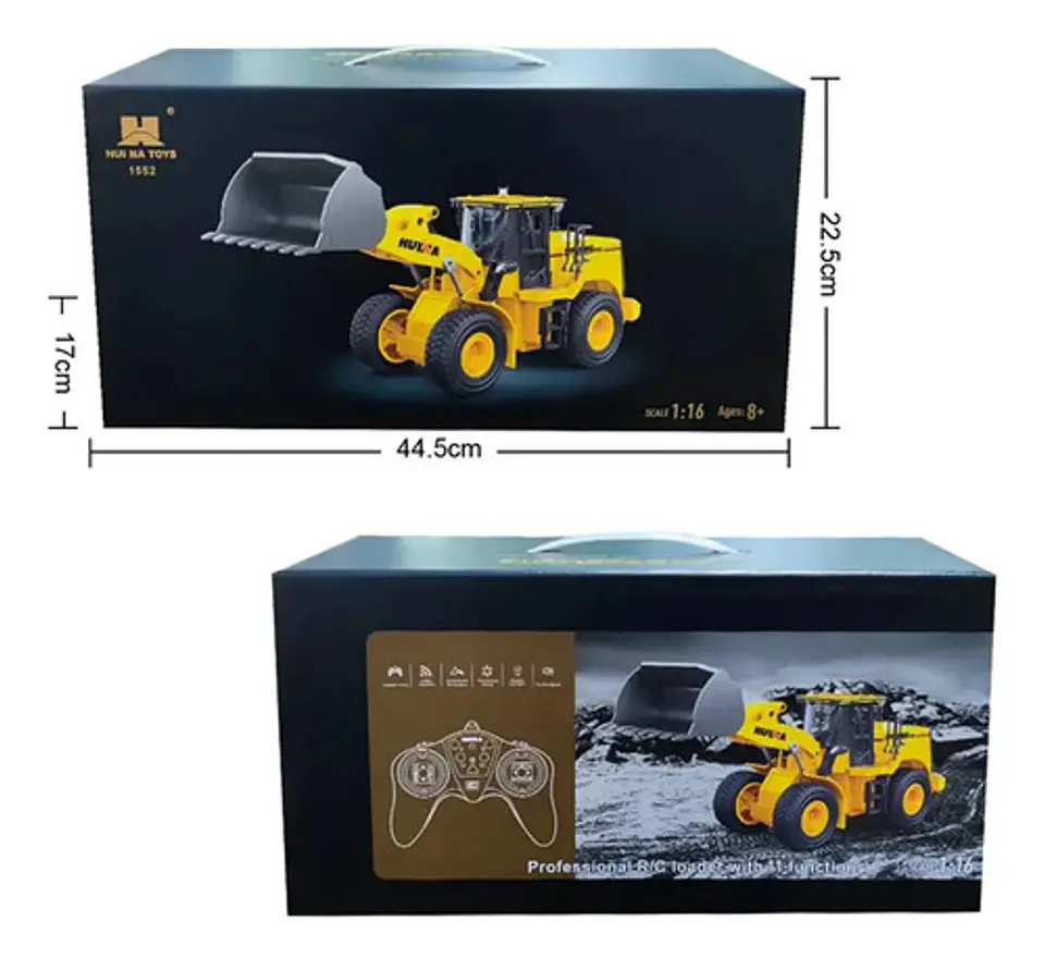 Huina 1552 Cargador Frontal De Control Remoto Escala 1:16 5