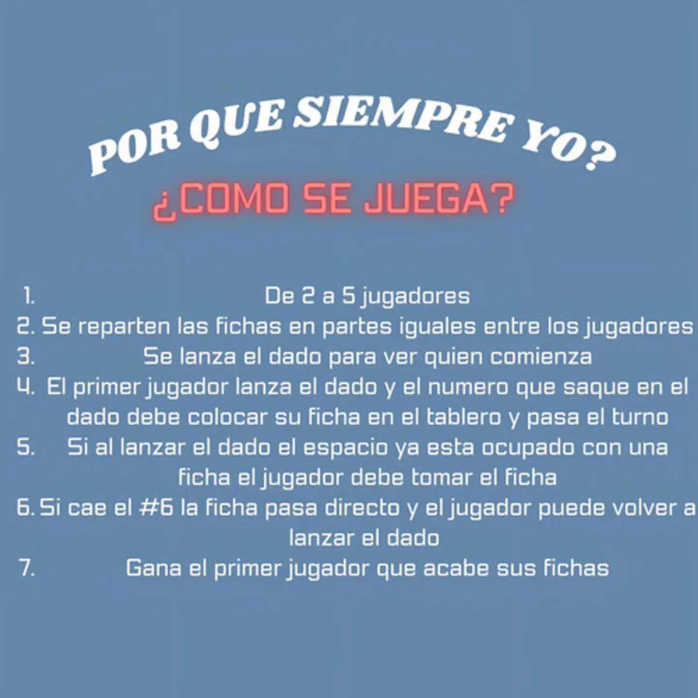 Juego de Mesa ¿Por Qué Siempre Yo? para 2 a 5 Jugadores y Edades de 5+ Años 9