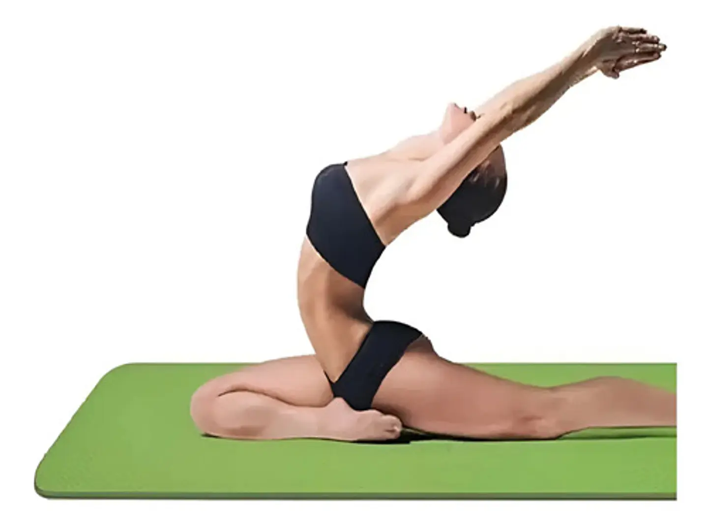Tapete Yoga Grueso Pilates Ejercicios Con Maleta 173x61x 0.3 Color Verde / Athletic Cl3791 1
