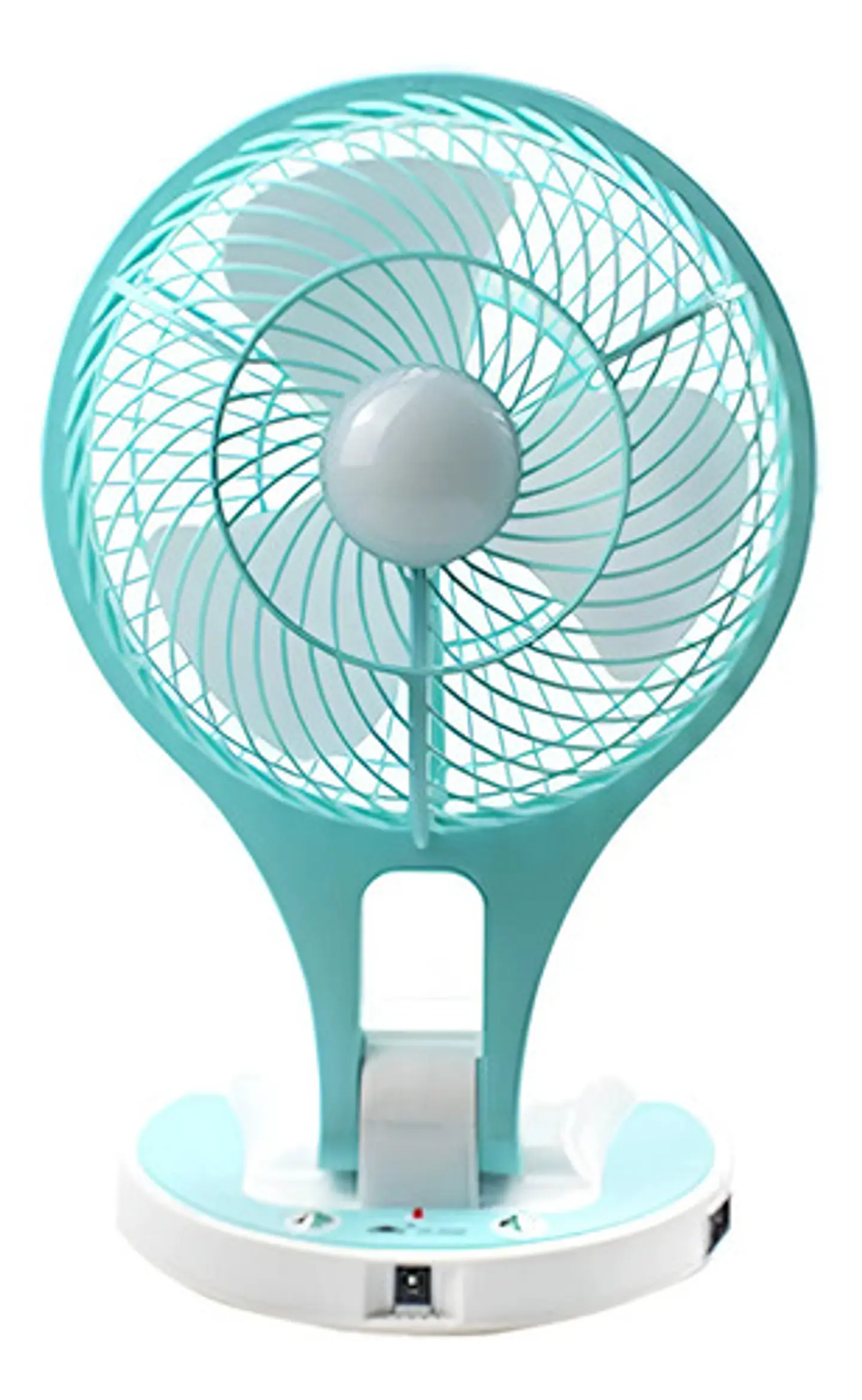 Mini Ventilador Mini Fan Con Lampara Jr-5580 2