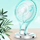 Mini Ventilador Mini Fan Con Lampara Jr-5580 - Miniatura 3