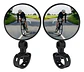 Kit De 2 Espejos Retrovisores Para Bicicleta, Manillar Giratorio 360 Grados, Patinete Negro - Miniatura 4
