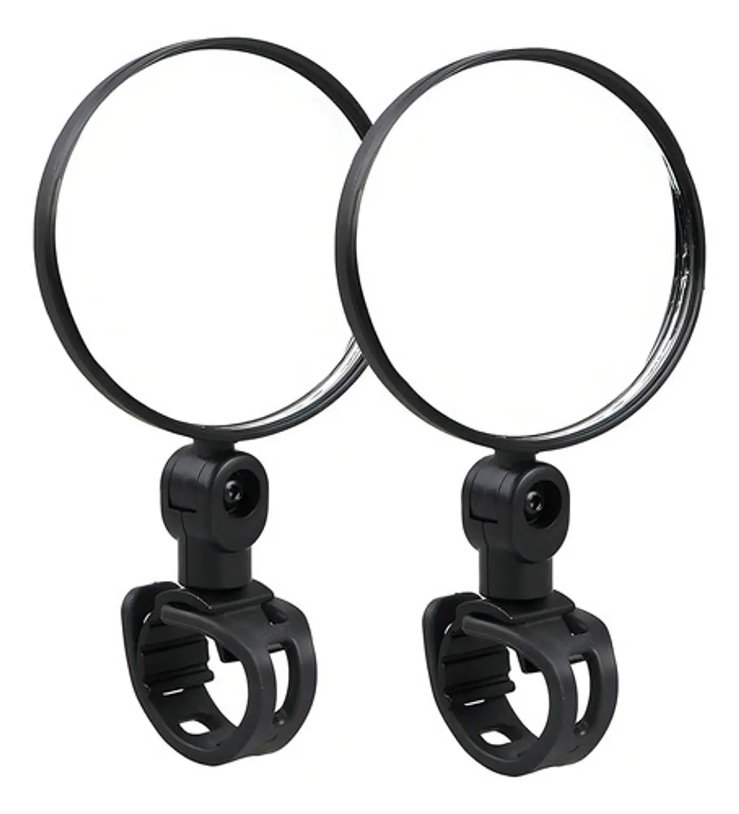 Kit De 2 Espejos Retrovisores Para Bicicleta, Manillar Giratorio 360 Grados, Patinete Negro 5