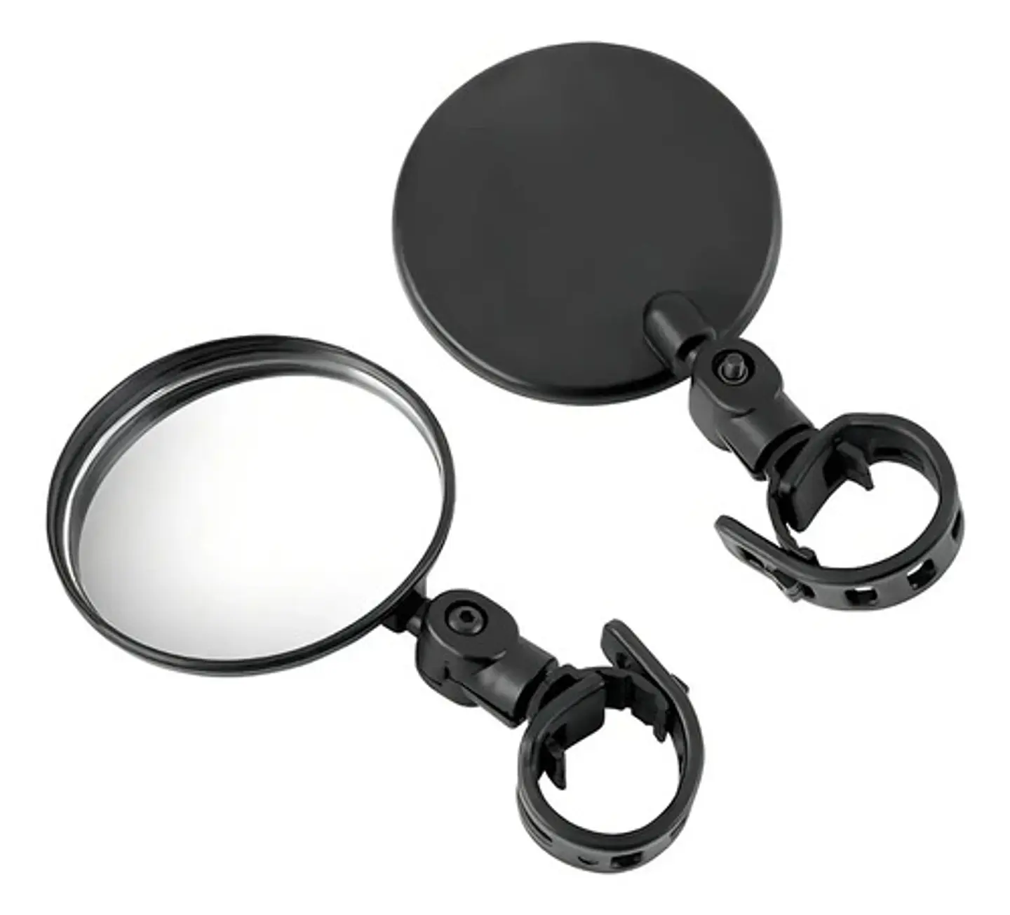 Kit De 2 Espejos Retrovisores Para Bicicleta, Manillar Giratorio 360 Grados, Patinete Negro 9