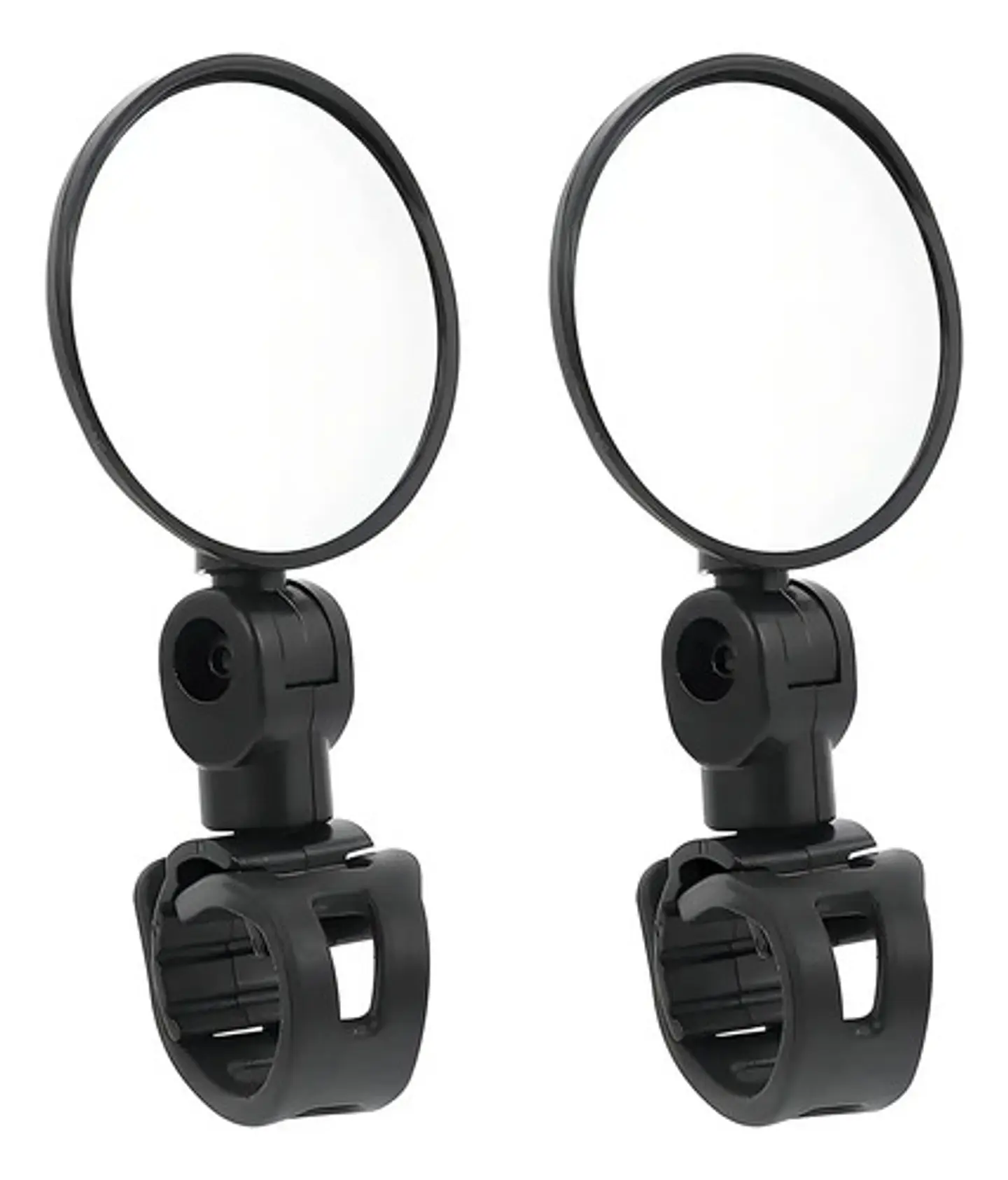 Kit De 2 Espejos Retrovisores Para Bicicleta, Manillar Giratorio 360 Grados, Patinete Negro 10
