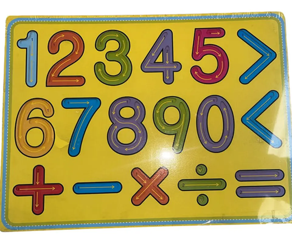 Tabla Numeros Para Recalcar Y Aprender A Escribirlos 2
